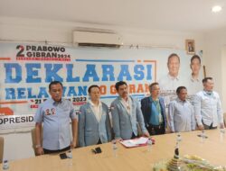 Deklarasi Relawan Go Gibran dan Pembacaan Ikrar Dukungan Serta Launching Mobil Pemenangan Prabowo Gibran