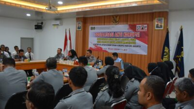 Rutan  Salemba Jakarta Pusat Ikuti Sosialisasi Penyuluhan Hukum Anti Korupsi