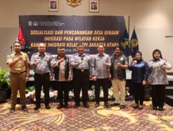 Perangi TPPO, Imigrasi Jakarta Utara Laksanakan Sosialisasi dan Pencanangan Desa Binaan Imigrasi
