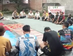 Kapolsek Pebayuran,Giat Ngopi Kamtibmas Dengan Satgas Anti Tawuran