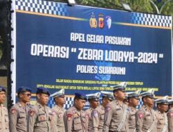 Polres Sukabumi Gelar Apel Persiapan Operasi Zebra Lodaya 2024