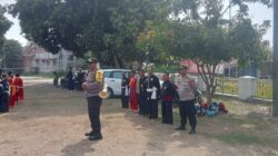 Kapolsek Pebayuran Berikan Pengarahan dan Pembinaan Kepada Peserta Latihan Perguruan Pencak Silat.