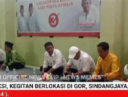 Reaksi Mengadakan Rapat Koordinasi Kemenangan Paslon Ade Kuswara Kunang dan Asep Surya Atmaja No. 3