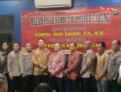 Malam pisah sambut Kapolsek Cakung dari pejabat lama( Kompol. MUH.SAHARI.,S.H., M.M) kepada pejabat baru (AKP KOMANG KARISMA.,S.I.K).