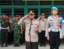 Polres Metro Bekasi Kota Gelar Apel Pengamanan Liga 1 BRI: Persija Jakarta vs PSBS Biak Numfor