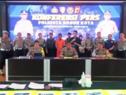 Polresta Bogor Kota Menggelar Press Conference Ungkap Kasus Kecelakaan Gate Tol Ciawi 2