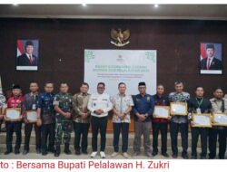 Bupati Pelalawan H. Zukri Buka Rakorda BAZNAS Kabupaten Pelalawan 2025