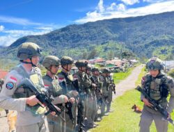 Humanis dan Presisi, Satgas Ops Damai Cartenz 2026 Hadirkan Rasa Aman dalam Patroli dan Pengamanan Ibadah di Sinak