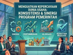 Program Pemerintah Sudah di Jalur Tepat, Butuh Konsistensi Untuk Kepercayaan Dunia Usaha